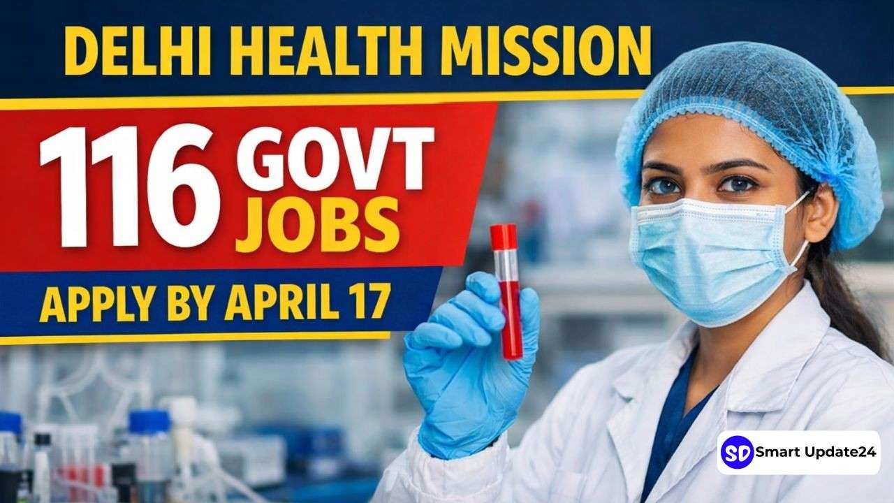 Delhi Health Mission Recruitment 2026 | Apply for 116 Posts Under PM-ABHIM Before April 17 Delhi Health Mission Recruitment 2026 Apply for 116 Posts Under PM-ABHIM Before April 17