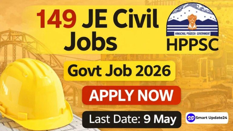 HPRCA JE Recruitment 2026 (Civil) Apply Online for 149 Vacancies, Official Notification, Eligibility, Exam Pattern and Full Details