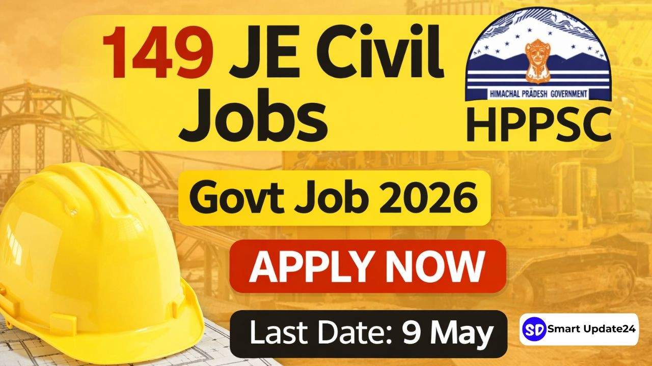 HPRCA JE Recruitment 2026 (Civil) | Apply Online for 149 Vacancies, Official Notification, Eligibility, Exam Pattern and Full Details HPRCA JE Recruitment 2026 (Civil) Apply Online for 149 Vacancies, Official Notification, Eligibility, Exam Pattern and Full Details