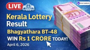 Kerala Lottery Result Today 6 April, 2026 (LIVE) Download PDF, Bhagyathara BT-48 Draw, First Prize Rs 1 Crore