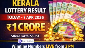 Kerala Lottery Result Today April 7, 2026 Live Download PDF, Sthree Sakthi SS-514 Draw, Check 1 Crore Winning Numbers