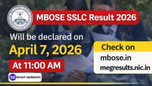 MBOSE SSLC Result Date