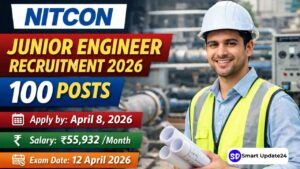 NITCON Limited JE Recruitment 2026 Apply Online -Diploma (CivilMechanicalElectrical), 100 Vacancies Announced for Delhi Jal Board, Apply Online Before April 8
