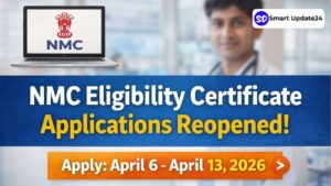 NMC Reopens Eligibility Certificate